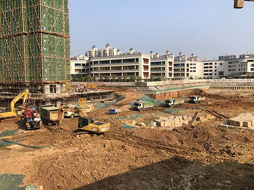 中國安能第二工程局湖畔學(xué)苑項(xiàng)目部“戰(zhàn)疫情，抓復(fù)工”
