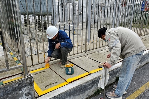 寶鼎山風電場開展“亮化場區(qū)，消除隱患”團青志愿服務活動