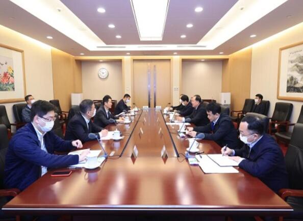 毛偉明會見上海市委常委、副市長吳清
