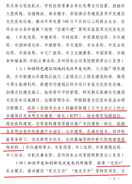 蘇州：國企廠房100%安裝分布式光伏！
