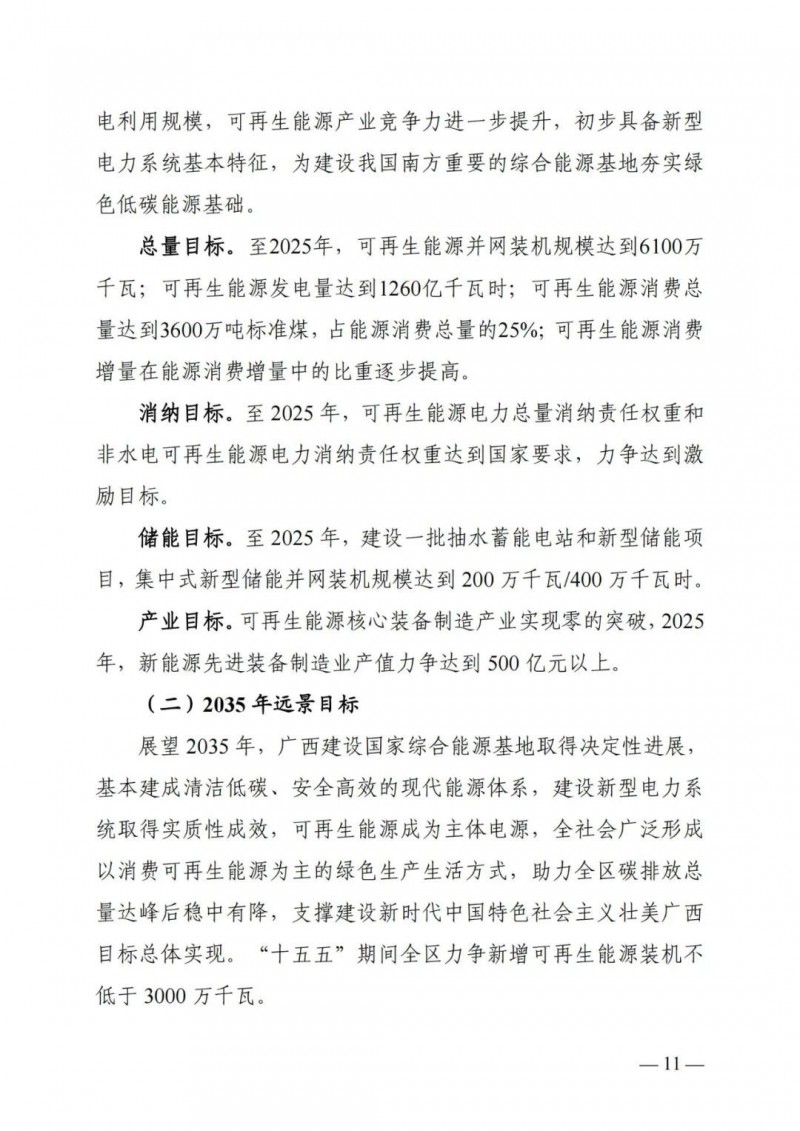 廣西“十四五”規(guī)劃：大力發(fā)展光伏發(fā)電，到2025年新增光伏裝機(jī)15GW！