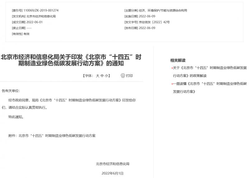 應用盡用！北京市鼓勵低速風電、高效光電、先進儲能等能源落地