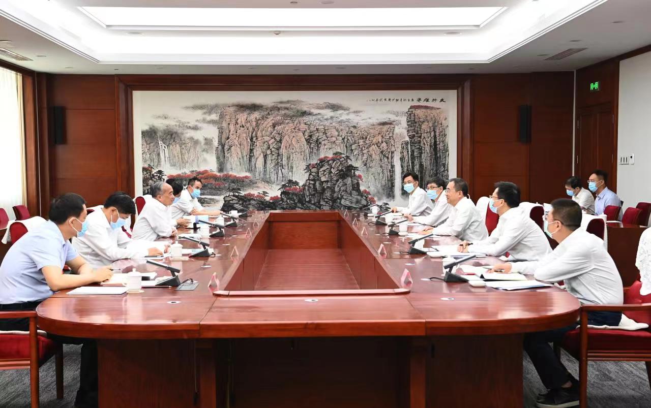 鄒磊拜會(huì)山西省委書(shū)記、省人大常委會(huì)主任林武