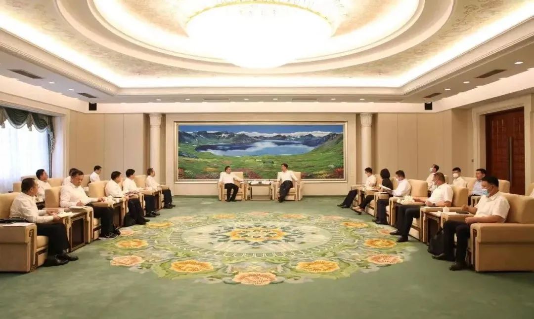 中國能建黨委書記、董事長宋海良拜會吉林省委常委、長春市委書記張志軍