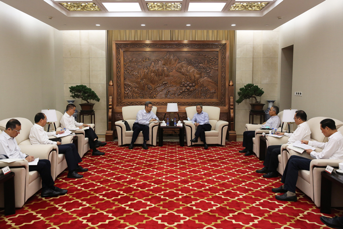 錢智民拜訪農(nóng)發(fā)行黨委書記、董事長錢文揮