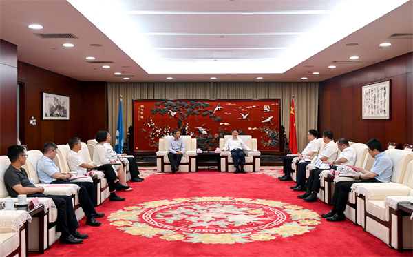 溫樞剛會(huì)見中國信達(dá)黨委書記、董事長張衛(wèi)東