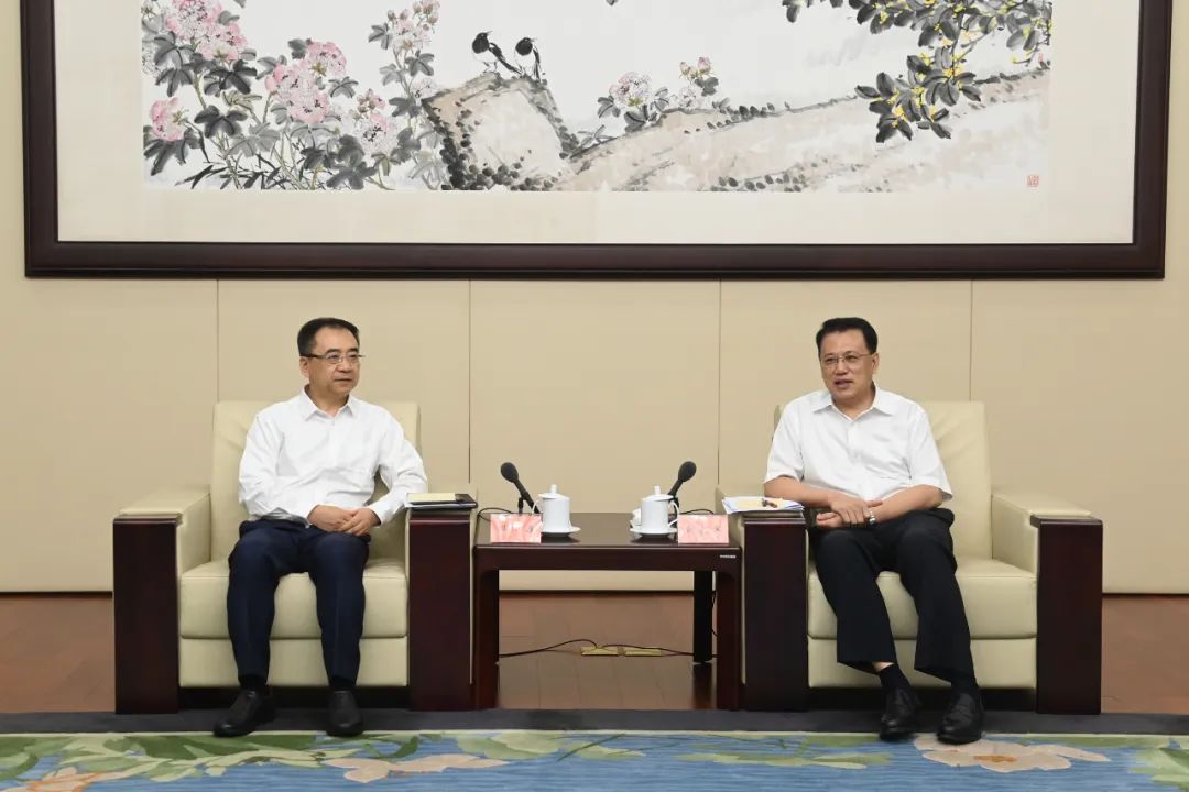 大唐集團公司黨組書記、董事長鄒磊拜會浙江省委書記、省人大常委會主任袁家軍