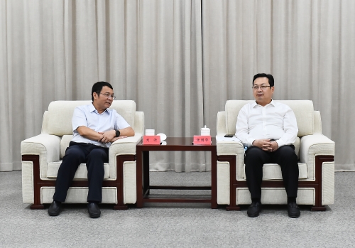 劉源拜會河北省委常委、副省長，雄安新區(qū)黨工委書記、管委會主任張國華