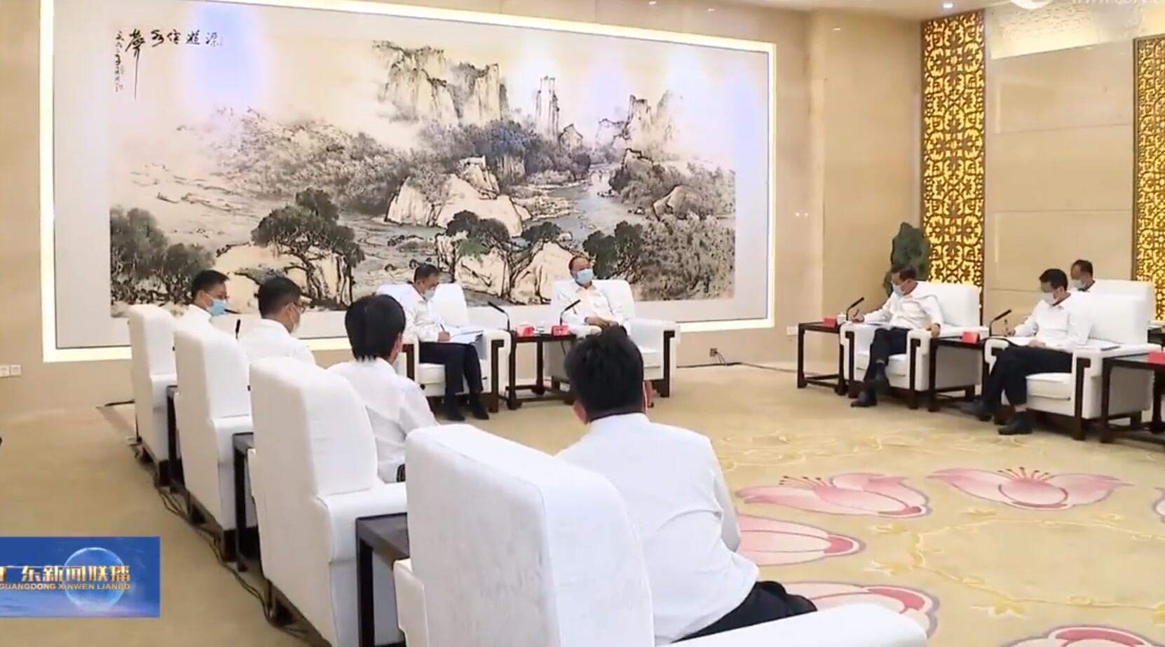 大唐集團(tuán)黨組書記、董事長(zhǎng)鄒磊拜會(huì)廣東省委書記黃坤明、省長(zhǎng)王偉中