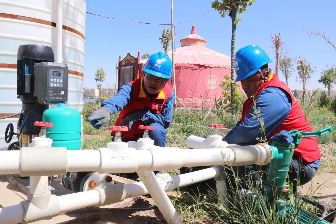 國網(wǎng)民豐縣供電公司：服務進小院 農家樂開顏