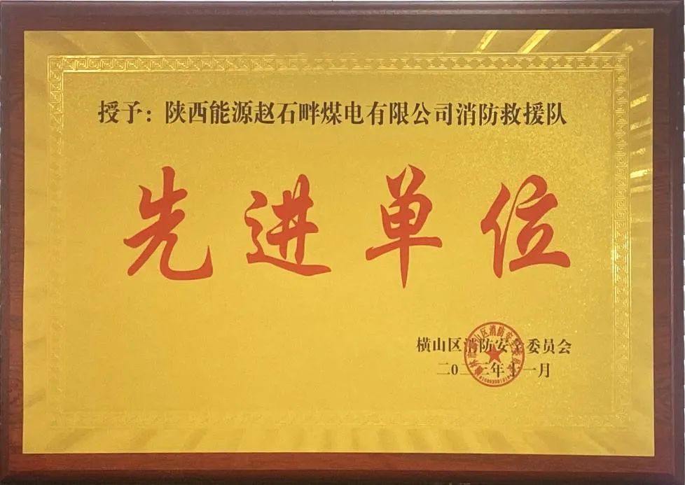 優(yōu)秀！再續(xù)輝煌！陜投集團趙石畔煤電消防工作又獲表彰