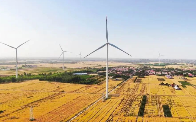 寰泰能源又一風(fēng)電項目落地河北柏鄉(xiāng)，總?cè)萘?0MW