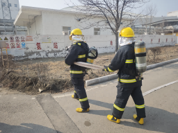 華潤電力盤錦公司發(fā)電黨支部、綜合黨支部聯(lián)合開展消防應急演練