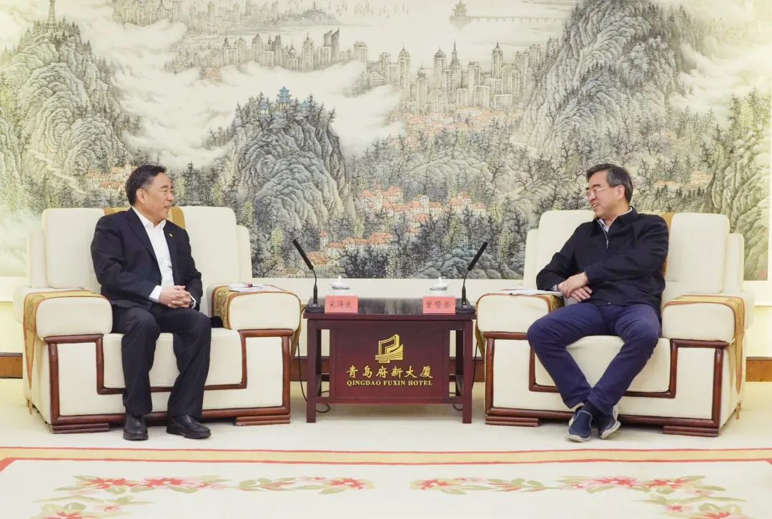 中國(guó)能建黨委書記、董事長(zhǎng)宋海良拜會(huì)山東省委常委、青島市委書記曾贊榮
