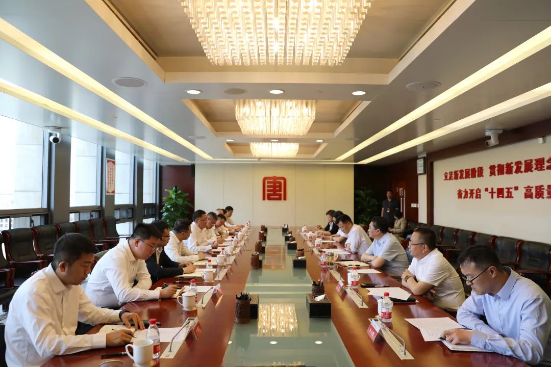 中建一局黨委書記、董事長(zhǎng)吳愛(ài)國(guó)拜會(huì)大唐國(guó)際黨委書記、董事長(zhǎng)王順啟