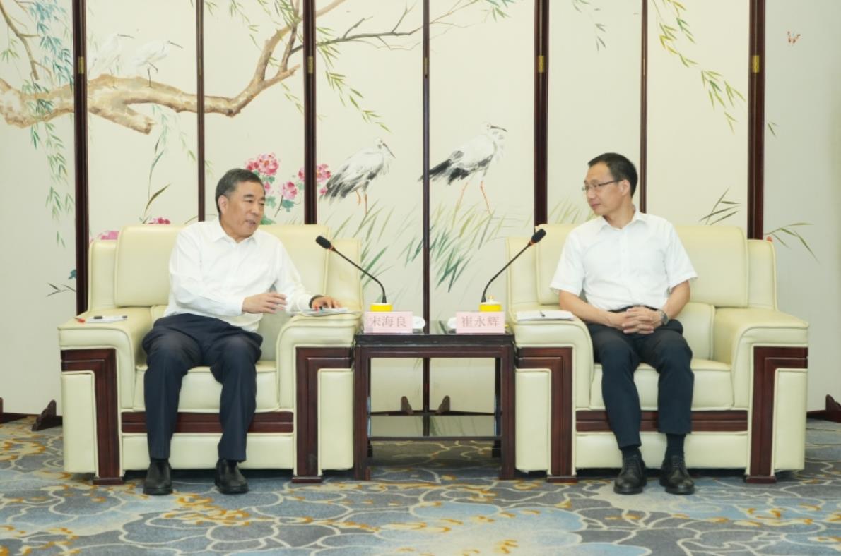 中國(guó)能建黨委書記、董事長(zhǎng)宋海良與福建省委常
