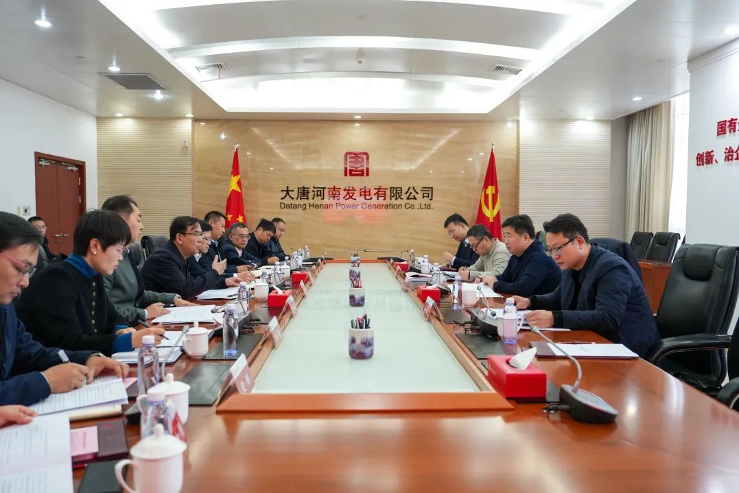 大唐河南公司黨委書記、董事長(zhǎng)常征會(huì)見(jiàn)河南能源監(jiān)管辦黨組書記、專員王朝暉