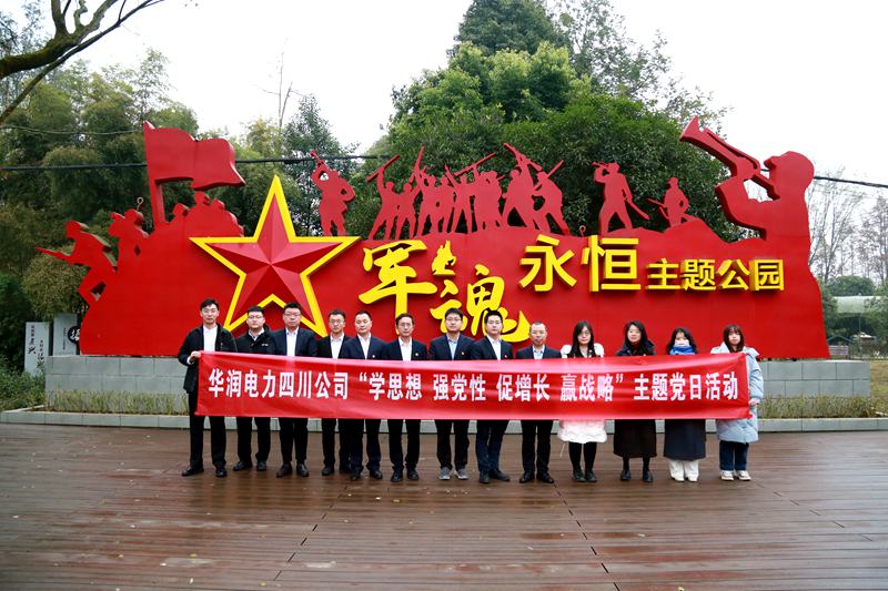 華潤電力四川公司聯(lián)合華潤集團在川企業(yè)開展“學思想、強黨性、促增長、贏戰(zhàn)略”主題黨日活動