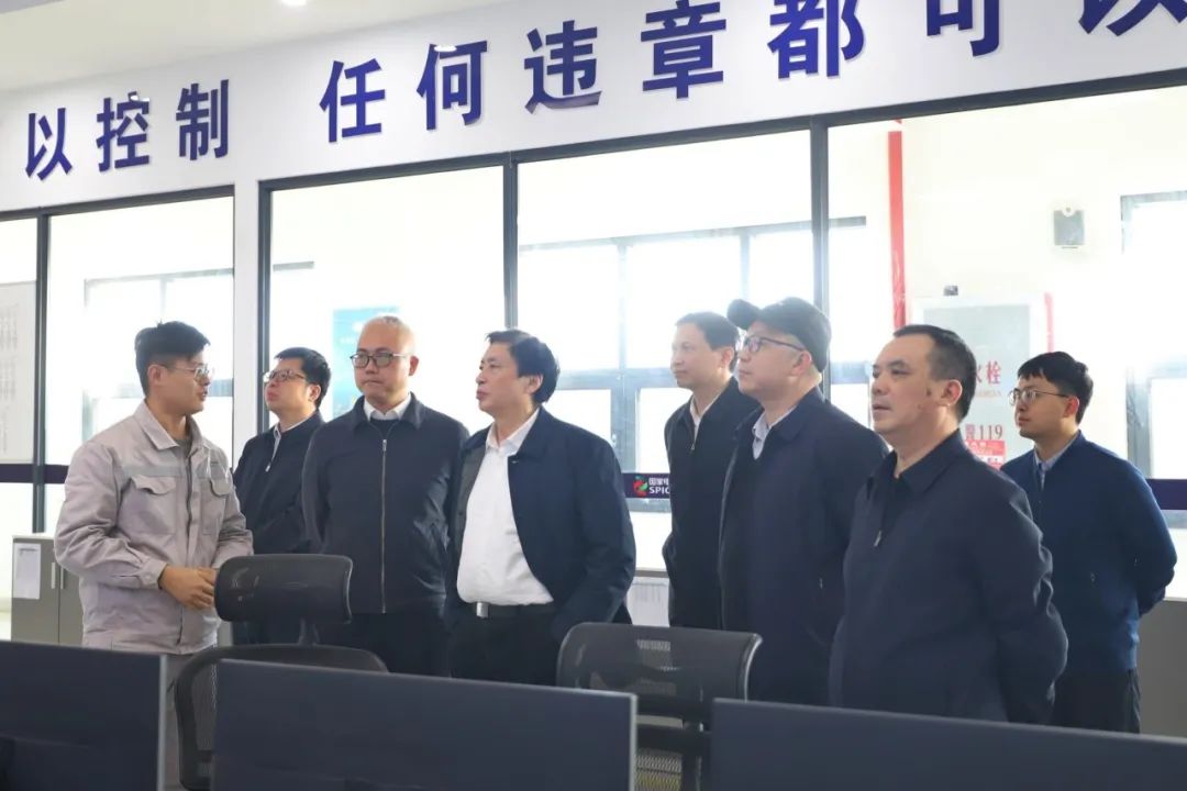 中國工程院院士謝和平調(diào)研前詹風(fēng)電、前詹港電