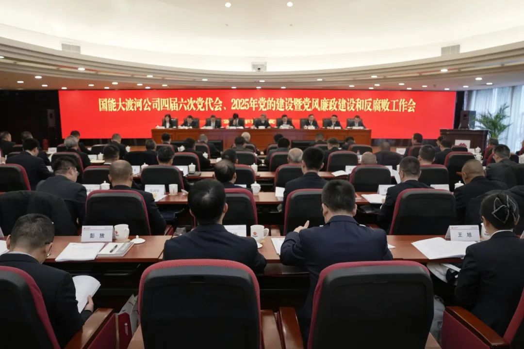 國能大渡河公司召開四屆六次黨代會、2025年黨的建設(shè)暨黨風(fēng)廉政建設(shè)和反腐敗工作會