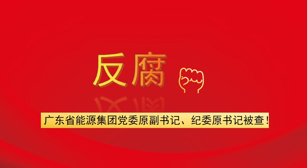廣東省能源集團(tuán)黨委原副書記、紀(jì)委原書記被查！